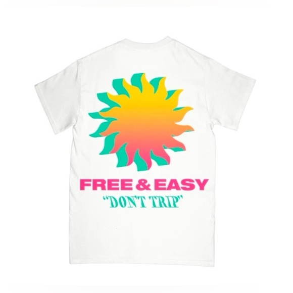 Free & Easy Tops - Free & Easy Sun Shadow Sunset Tee